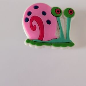 Jibbitz Pink and Green Snail Hair Accessory